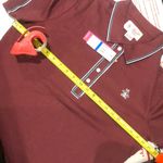 Polo ORIGINAL PENGUIN Tawny Port Women’s Tipped Original  Shirt Sz XL Photo 4