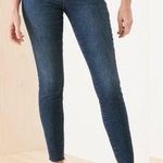 Good American Women’s Good Legs Skinny Jeans High Rise Chewed Hem Dark Wash 8/29 Photo 0