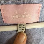 Joules Womens Linen Chambray Shift Size 12 Denim Dress Drawstring Beach‎ Summer Blue Photo 5