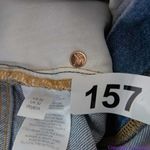 Free People NEW New Dawn Flare jeans in Victoria Blue button fly, 32 Photo 15