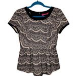 Pookie & Sebastian Stained Glass Peplum Waist Top Photo 0