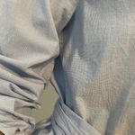 Lord & Taylor medium floral sequin collar belted shirt dress D1 1930 Blue Photo 6