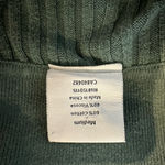 Varley  Napier Fit Striped Ribbed Cotton Blend Knit 1/4 zip short sleeve polo top Photo 4