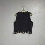 Michael Simon Black Dachshund Weiner Dog Vintage Vest Sz S Photo 8