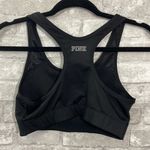 PINK - Victoria's Secret Victoria Secret Pink Ultimate Unlined Black  Sports Bra Photo 1