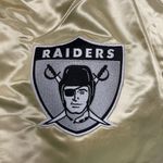 Mitchell & Ness  Black & Gold Lightwight Satin Las Vegas Raiders Jacket- XL - NWT Photo 3