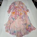 ROCOCO SAND Davina High Low Dress in Pink XS Photo 2