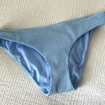 Hollister  Swim Light Blue Ribbed Bottoms Full Coverage Photo 0