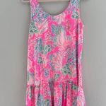 Lilly Pulitzer  Skyelar Tank Dress Prosecco Pink Seaing Things Photo 6