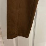 Rafaella  Tan Suede Skirt Photo 3
