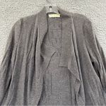 Staring At Stars  Long Sleeve Open Front Draped Cardigan Gray Knit Women's Medium Photo 1