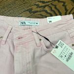 ZARA Pink Wide Leg Jeans Photo 1