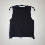 The Rolling Stones  Black Crop Sleeveless Tank Top Jersey EUC Sz XS Photo 2