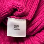 st. john's bay St John’s Bay Womens Sweater Size 2XL Hot Pink Knit Full Zip Collared Photo 11