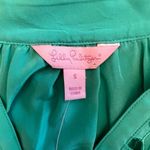 Lilly Pulitzer  - NWT Silk Elsa Floral Embroidered
Eyelet Blouse Lagoon Sz S Photo 5