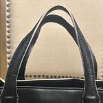 Diane Von Furstenberg  Black Leather Satchel Photo 6
