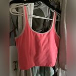 Hot Pink & White Crop Tank Top Size M Photo 2