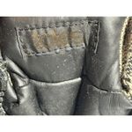 Totes Black Leather Upper zipper Faux Fur Winter Boots Size 9D Photo 2