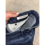 Wrangler mid tise trouser raw hem size 24x30 dark wash Cut To 30in Inseam Photo 5