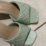 ZARA Green Mint Heels Photo 1