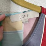 Loft  Abstract Geometric Colorful Sleeveless Dress XS Photo 2