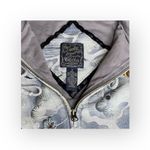 Lucky Brand Rare: Y2K Lucky ⚘ Embroidered Asian Crane Zip Hoodie Sweatshirt ⚘ Cloud Blue ⚘ S Photo 5