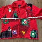 Designers Originals Studio Joy Vintage Christmas Cardigan Sweater size 1X Photo 3
