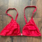 Christian Dior vintage red silk bra, size 34 Photo 0