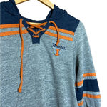 Antigua University of Illinois Champagne Lace up / Tie up Hoodie Size‎ Large Photo 3