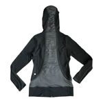 Lululemon Pure Balance Jacket Size 8 Black Gray Rouched Photo 3