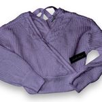 Derek Heart NWT  Criss Cross Back Ivory Sweater Photo 0