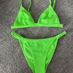 LA Hearts  neon green bikini set Photo 0