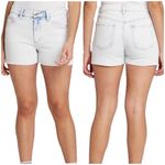 Wild Fable  Light Acid Wash Distressed Denim Mom Shorts Photo 5