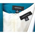 R & M Richards Women’s 2-Piece Dress Set Size 12 Teal Bolero Floral Fit & Flare Photo 1