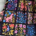 Printfresh Opening Day Patchwork Long Sleeve Blouse Black Photo 7