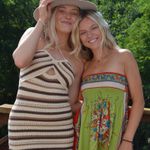 LOYO Boutique Tan Beachy Crochet MIDI Dress Photo 2