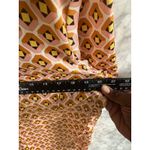 ZARA Women's Button-Down Short Sleeve Shirt, Geometric Print Blouse Top S Photo 5