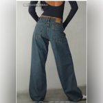 Motel Rocks Motel WOMENS  Baggy Denim Blue Jeans 28 X 32 Photo 1