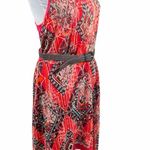 Bisou Bisou Dress with Belt, Salmon, Pink, 12 Photo 2