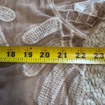 Rebellion Again Sheer Lace Duster Swim Cover Up; Layering; Boho; size Large Tan Photo 5