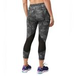 Lululemon Pace Rival High Rise Crop Leggings Velocity Mesh Island Mist Black Photo 1