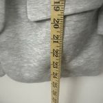 Scoop Relaxed Scuba Knit Gray Scrunch Sleeves Career Office Jacket Blazer XS Photo 6