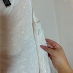 Eddie Bauer  linen blend embroidered tank size S Photo 3