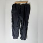 Quince  European Linen Black Crop Pants Size‎ XL Photo 1