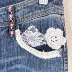 Eino Crochet Embellished Patchwork Boho Jeans Blue Size undefined Photo 6