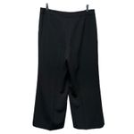 Karl Lagerfeld  Paris Womens High Waist Wide‎ Leg Dress Pants Sz 12 Cropped Black Photo 1
