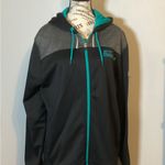 Majestic 🩵NWOT🩵 MIAMI DOLPHINS NFL THERMABASE ZIP HOODIE by UNISEX Sz. Large Photo 4