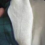 Vermont Country Terry Plaid Fleece Cardigan Sweater Plush Cozy Top Jacket Size M Blue Size M Photo 7