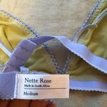 Nette Rose Triangle Mesh Bralette Yellow Size M Photo 2