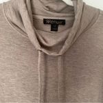 118. Renuar Hoodie Sweatshirt Dress with pockets Tan Size M Photo 3